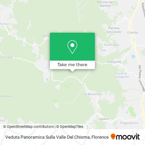 Veduta Panoramica Sulla Valle Del Chioma map