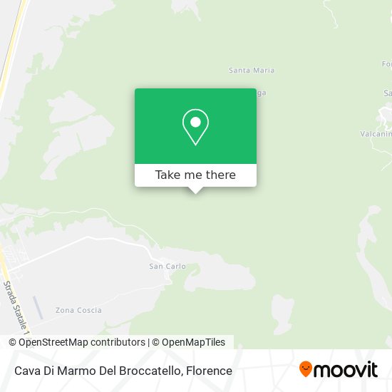 Cava Di Marmo Del Broccatello map