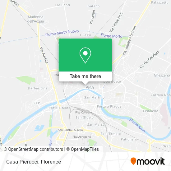 Casa Pierucci map