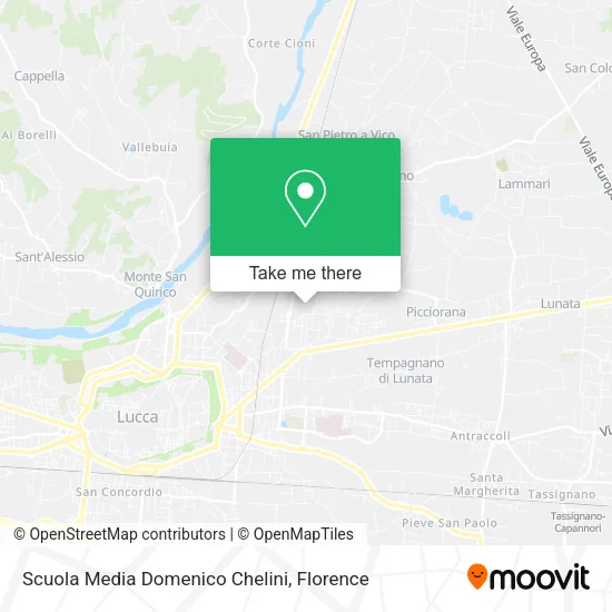 Scuola Media Domenico Chelini map