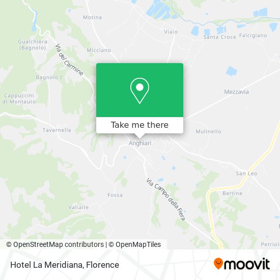 Hotel La Meridiana map