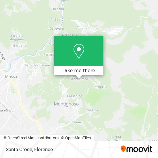 Santa Croce map