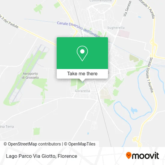 Lago Parco Via Giotto map
