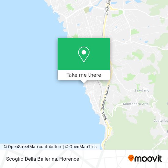 Scoglio Della Ballerina map
