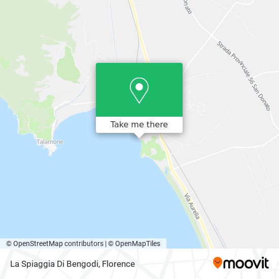 La Spiaggia Di Bengodi map