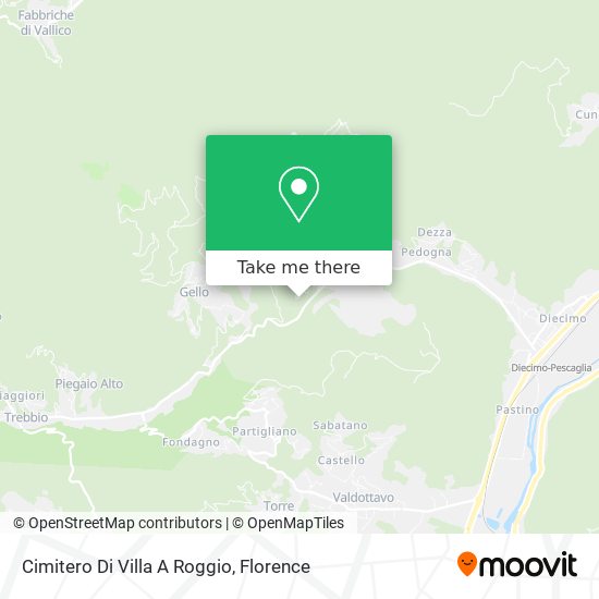 Cimitero Di Villa A Roggio map