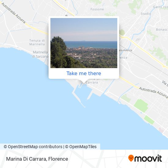 Marina Di Carrara map