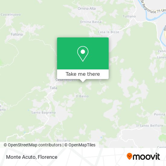 Monte Acuto map