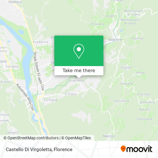 Castello Di Virgoletta map