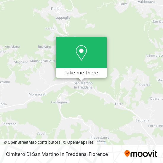 Cimitero Di San Martino In Freddana map