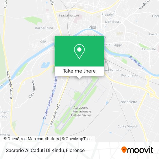 Sacrario Ai Caduti Di Kindu map