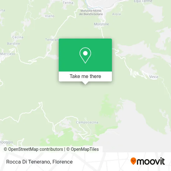 Rocca Di Tenerano map