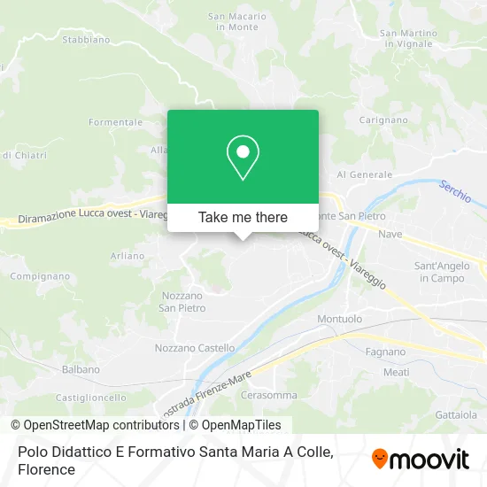 Santa Maria A Colle Educational and Training Center map