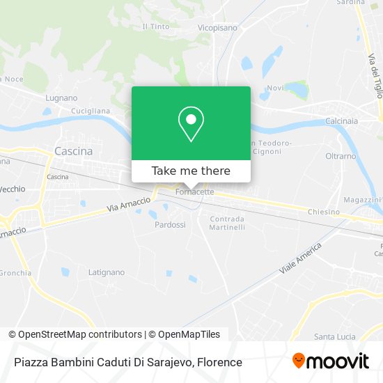 Piazza Bambini Caduti Di Sarajevo map