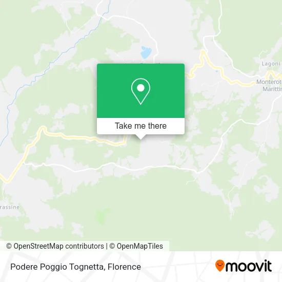 Podere Poggio Tognetta map