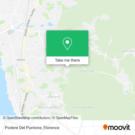 Podere Del Puntone map