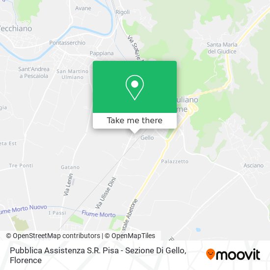 Pubblica Assistenza S.R. Pisa - Sezione Di Gello map