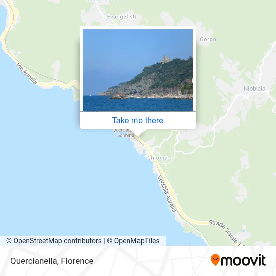 Quercianella map