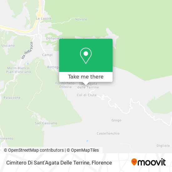 Cimitero Di Sant'Agata Delle Terrine map