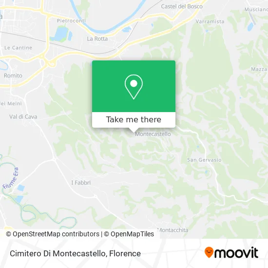 Cimitero Di Montecastello map