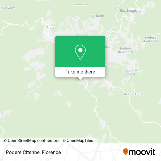 Podere Citenne map