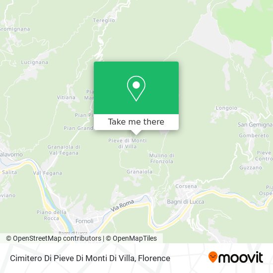 Cimitero Di Pieve Di Monti Di Villa map