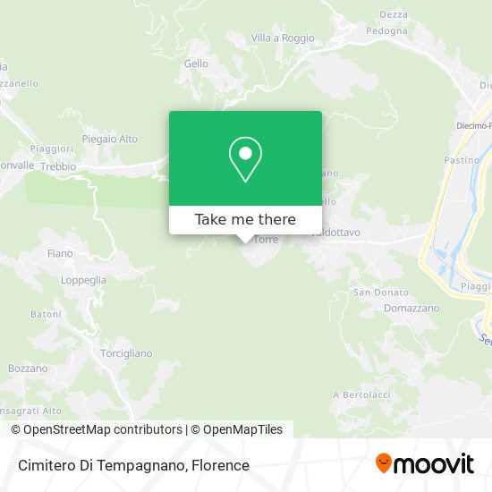 Cimitero Di Tempagnano map