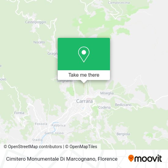Cimitero Monumentale Di Marcognano map