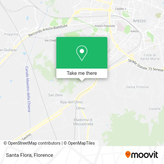 Santa Flora map