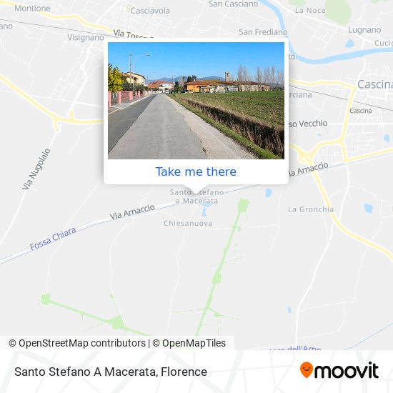 Santo Stefano A Macerata map