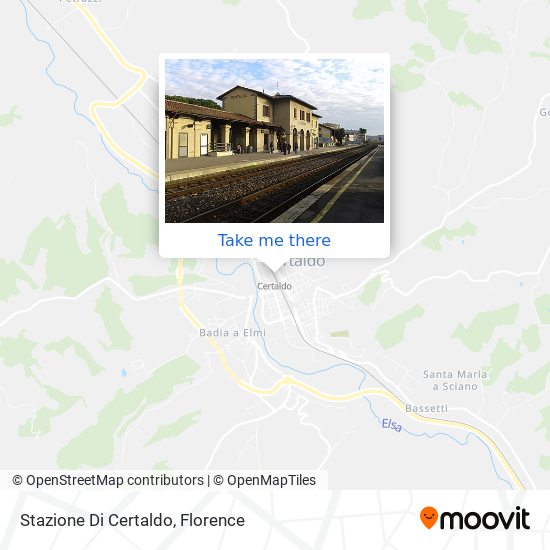 Stazione Di Certaldo map