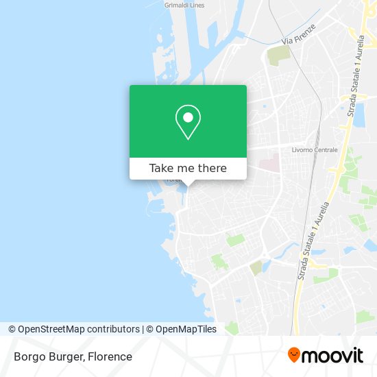 Borgo Burger map