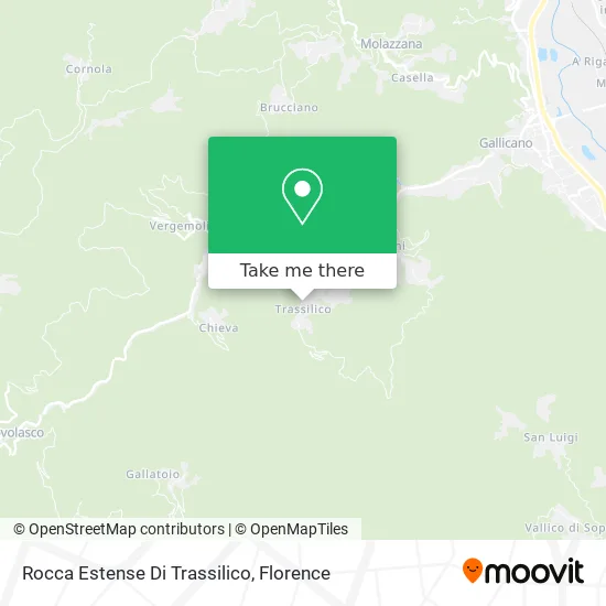 Rocca Estense Di Trassilico map