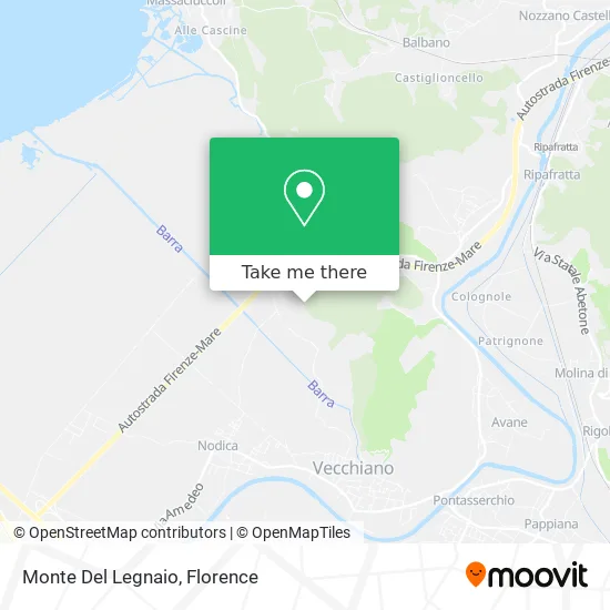 Monte Del Legnaio map