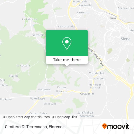 Cimitero Di Terrensano map