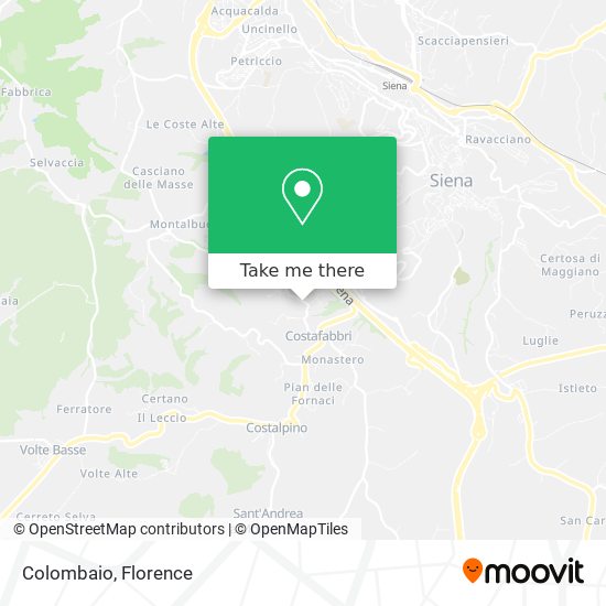 Colombaio map