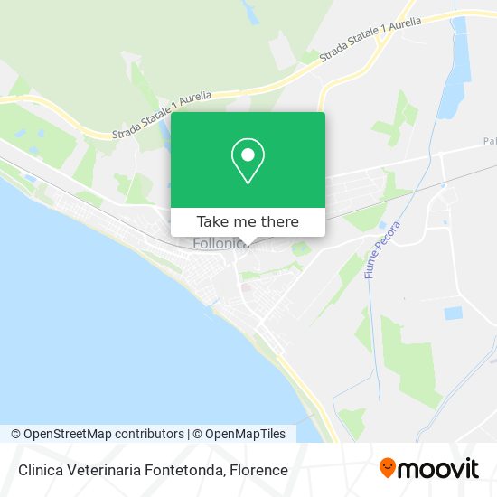 Clinica Veterinaria Fontetonda map