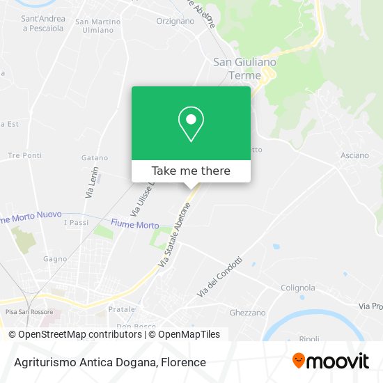 Agriturismo Antica Dogana map