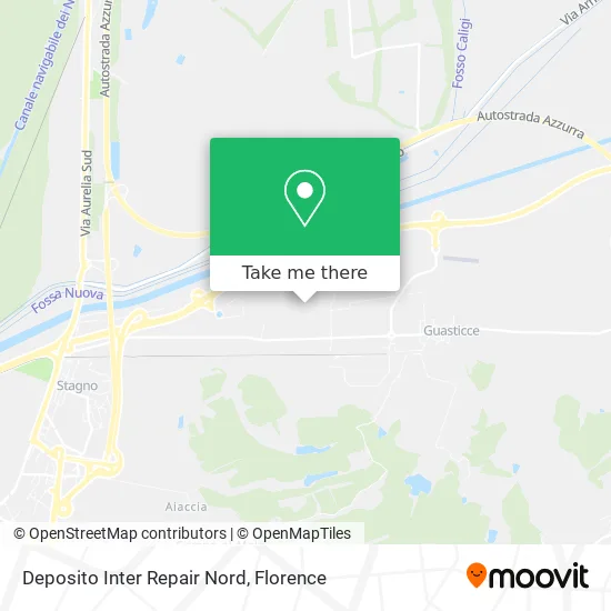 Deposito Inter Repair Nord map
