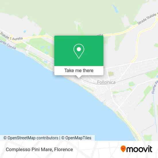 Pine Complex by the Sea map