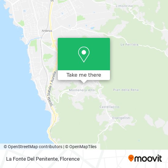 La Fonte Del Penitente map