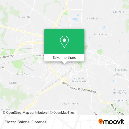 Piazza Saione map