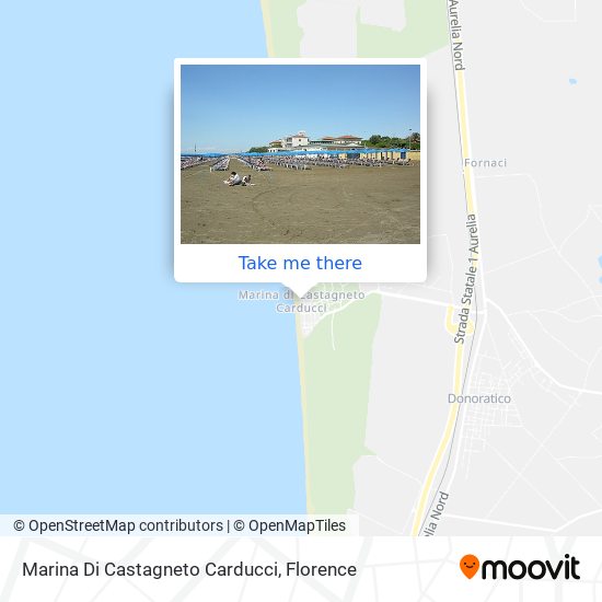 Marina Di Castagneto Carducci map
