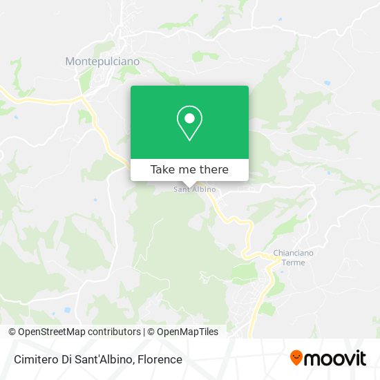 Cimitero Di Sant'Albino map