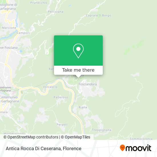 Antica Rocca Di Ceserana map