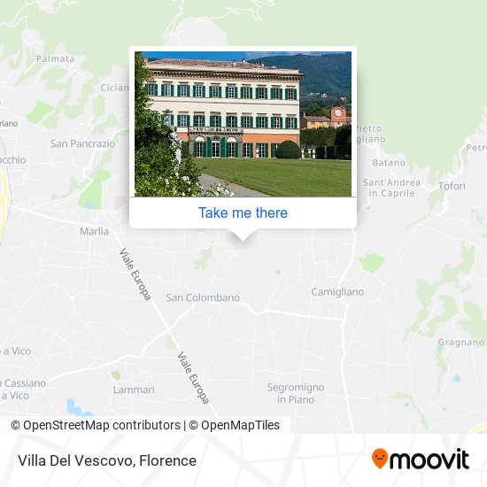 Villa Del Vescovo map