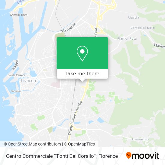Centro Commerciale ""Fonti Del Corallo"" map