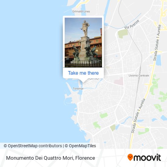Monumento Dei Quattro Mori map