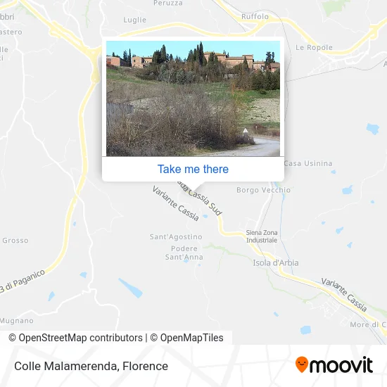 Malamerenda Hill map
