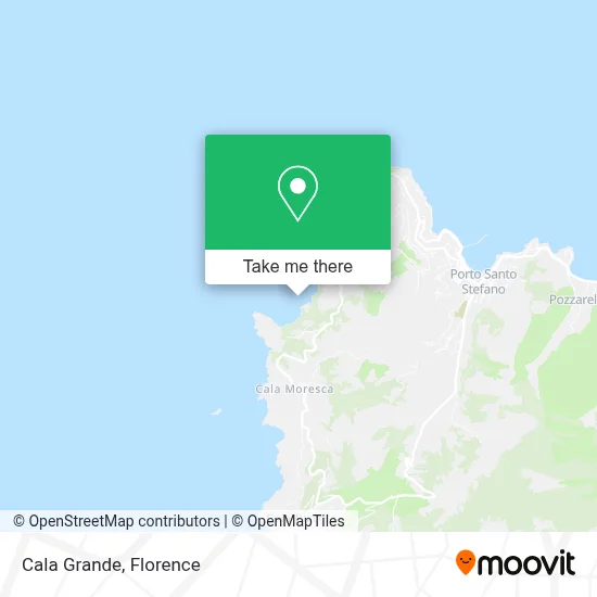 Cala Grande map
